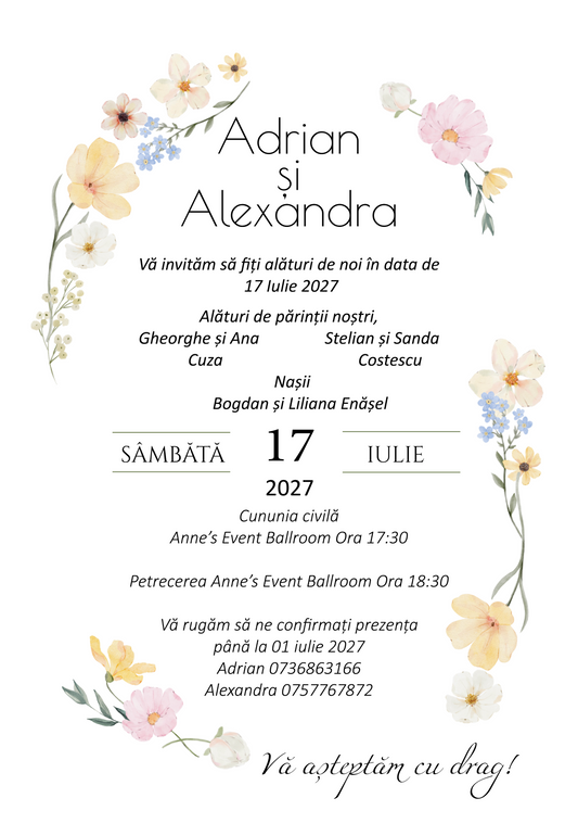 Invitatie digitala IN107