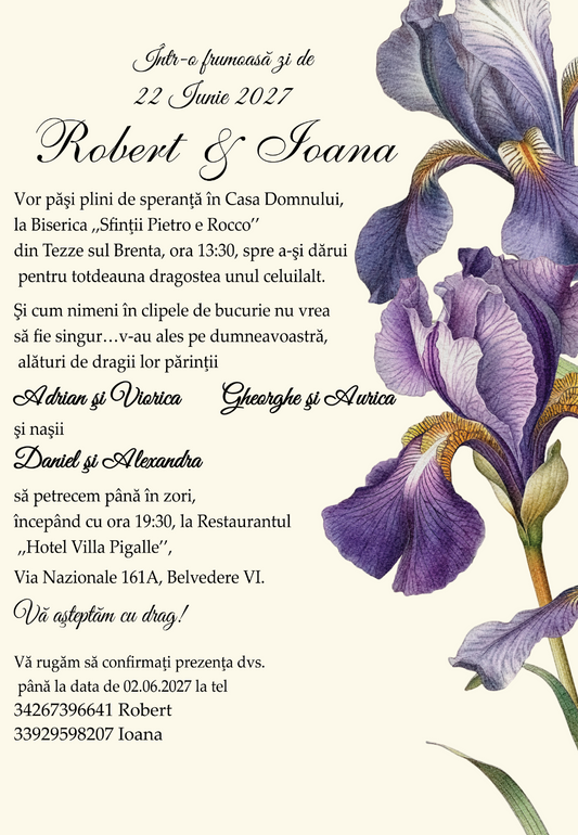Invitatie digitala IN110