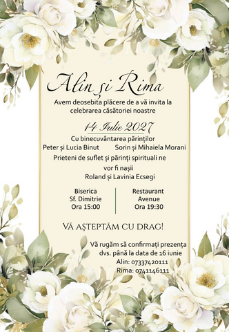 Invitatie digitala IN128